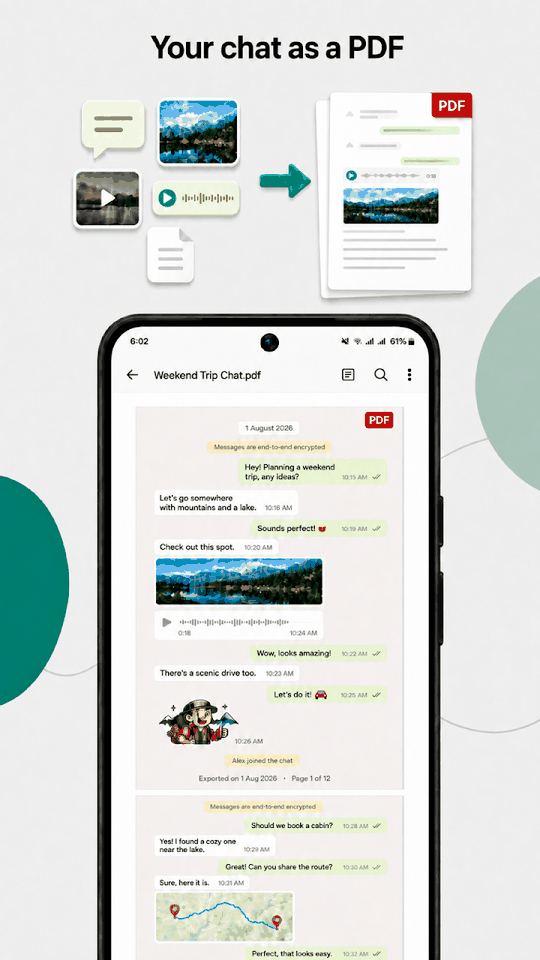 Chat to PDF screenshot 1