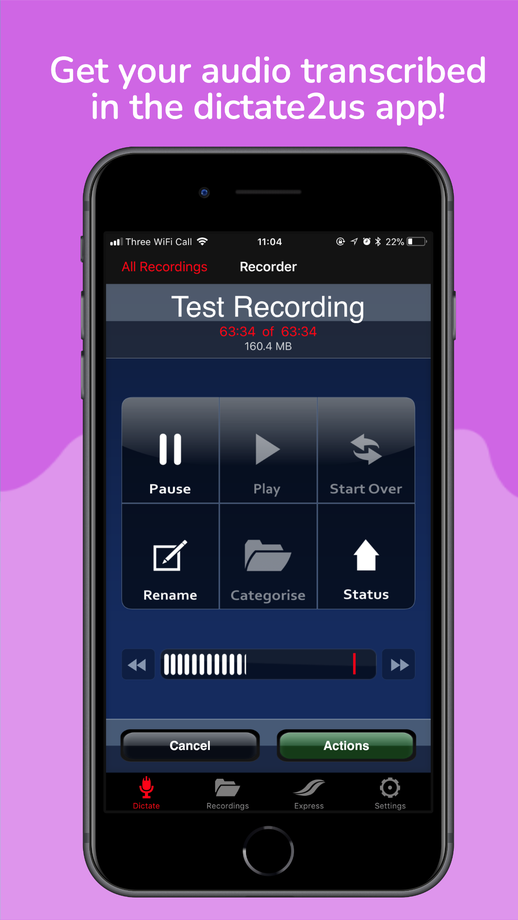 Dictate2us screenshot 1