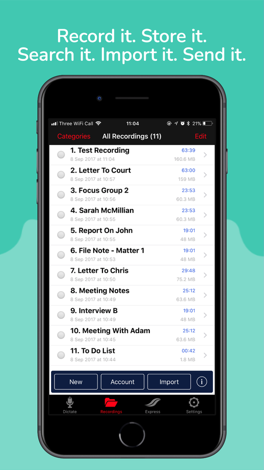 Dictate2us screenshot 5