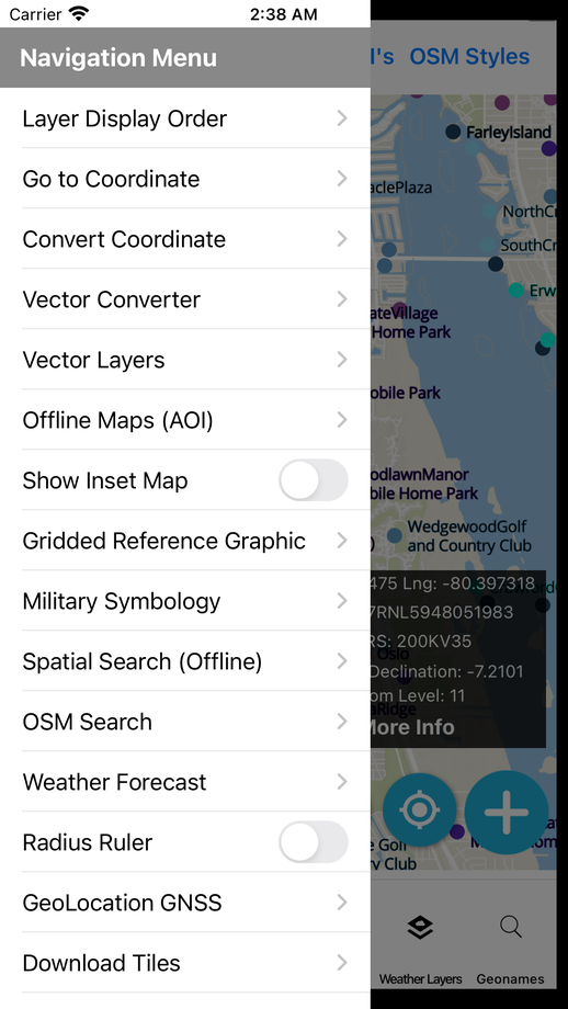 GeoNames Map Explorer screenshot 4