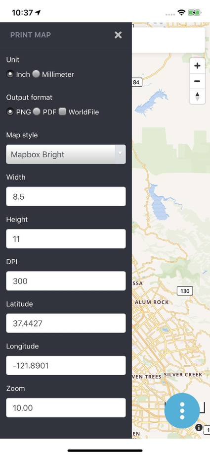 Print Map screenshot 1
